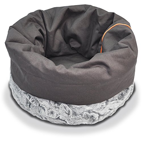 P.L.A.Y. – Pet Lifestyle & You PY4001BLF Snuggle Bett Faux FurCotton Canvas, S von P.L.A.Y. – Pet Lifestyle & You