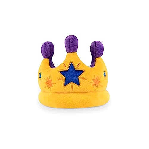 P.L.A.Y. Cute Plush Dog Toys - Birthday Party Celebration Themed Durable Squeaker Chew Toy, Great for Puppies & Small, Medium, Large Dogs - Machine Washable, Recycled Materials (Canine Crown, X-Small) von Play