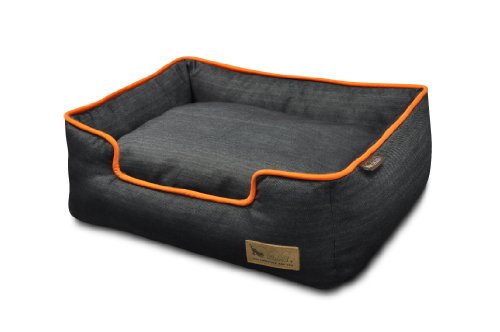 P.L.A.Y. – Pet Lifestyle & You PY3001ASF Lounge Bett Denim, S, orange von P.L.A.Y. – Pet Lifestyle & You