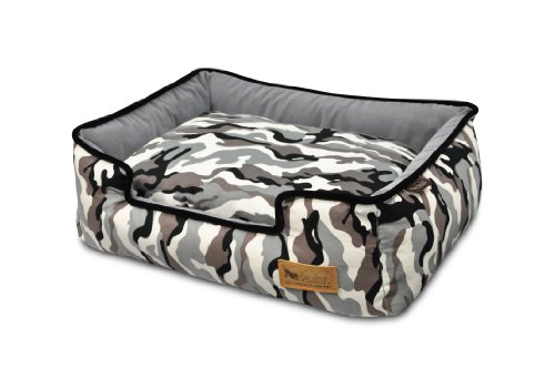 P.L.A.Y. – Pet Lifestyle & You PY3003ALF Lounge Bett Camouflage, L, weiß von P.L.A.Y. – Pet Lifestyle & You