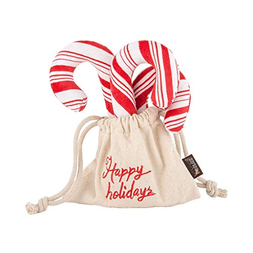 P.L.A.Y. Pet Holiday Classic Pluche - Candy Canes von Tasty Bone