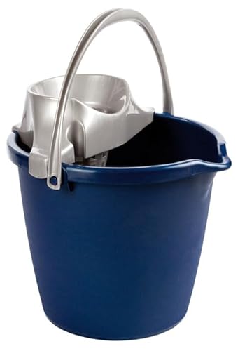 PLA Eimer rund mit Abtropfsieb, Blau, 14 l von P.L.A.