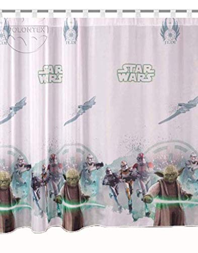 P Gardinen Star Wars Jedi Teil 75cm B x 157cm L Kinderzimmer Vorhang Disney von P