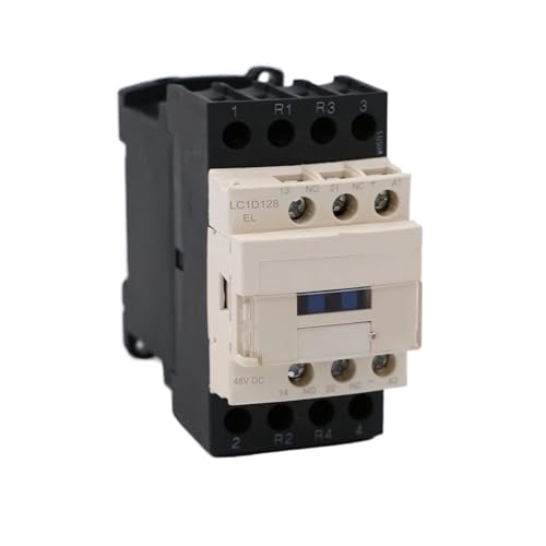 P0Z9J7F LC1D128EL DC Electric Magnetic Contactor 4P 2NO+2NC LC1-D128EL 25A 48V DC Coil von P0Z9J7F