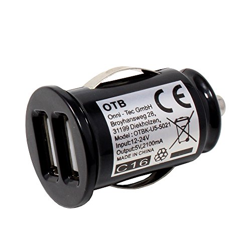 KFZ Dual USB Adapter mit Auto-ID für Teclast P20HD, 2100mA KFZ Dual USB Adapter mit Auto-ID für Teclast P20HD, 2100mA von P4A