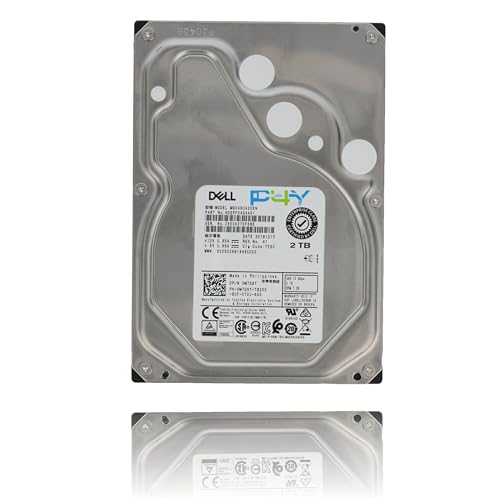 P4Y 3.5" Laufwerk HDD 2TB SAS 7.2K RPM 12G/s für Dell M7D8Y MG04SCA20EN Enterprise Class von P4Y