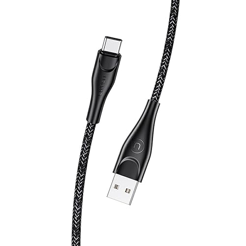 P4Y USB-C Kabel US-SJ392 U41 zur Datenübertragung und zum Aufladen Ausgang: 2A Smart Chip Geflochtenes Material: TPE 1m Schwarz P4Y USB-C Kabel US-SJ392 U41 zur Datenübertragung und zum Aufladen Ausgang: 2A Smart Chip Geflochtenes Material: TPE 1m Schwarz von P4Y