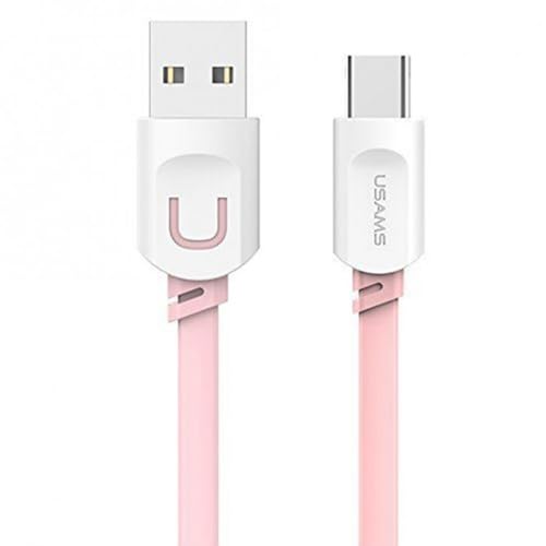 P4Y USB-C Lade- und Datenkabel 2.1A Material: TPE 1m rosa US-SJ113 von P4Y