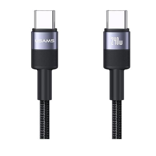 P4Y USB-C auf USB-C 240W US-SJ727 Datenübertragungskabel 1.2m matt von P4Y