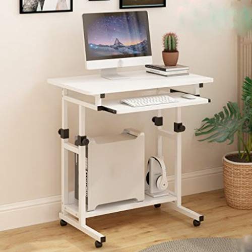 P9IDEDFH Lazy Computertisch Lift Computertisch Haushalt Kleiner Haushalt Lernen Nachttisch Beweglicher Fauler Schreibtisch (Farbe: Grau) von P9IDEDFH