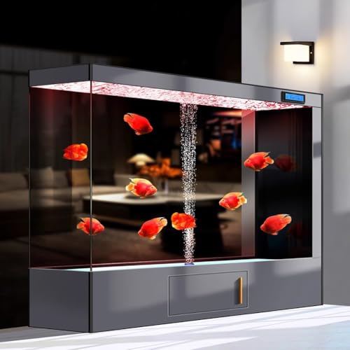 PA-DABAOO Aquarium-Set Mit 76 Gallonen-LED-Beleuchtung, Versteckte Sauerstoffzufuhr, Großes Luxus-Aquarium Aus Glas, Touchscreen, Großes Glas-Fischglas, One-Touch-Entwässerung Mit Stauraum,A PA-DABAOO Aquarium-Set Mit 76 Gallonen-LED-Beleuchtung, Versteckte Sauerstoffzufuhr, Großes Luxus-Aquarium Aus Glas, Touchscreen, Großes Glas-Fischglas, One-Touch-Entwässerung Mit Stauraum,A von PA-DABAOO