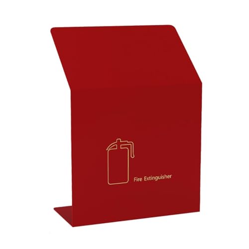 PA-DABAOO Feuerlöscher-Wand- Und Standhalterung, Notfall-Feuerlöscher-Außenschrank, Feuerlöscher-Displaybox Aus Stahl, Bietet Platz Für Zwei 5-Kg-Feuerlöscher,Red d von PA-DABAOO