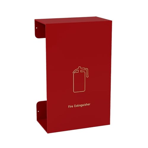 PA-DABAOO Feuerlöscherschrank Für 2 Feuerlöscher, Gewerbliche Feuerlöscherbox, Aufbewahrungskoffer Aus Metall Für Feuerlöscher, Feuerlöscher Nicht Im Lieferumfang Enthalten,Red c von PA-DABAOO
