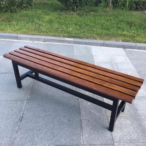 PA-DABAOO Gartenbank Für 2–3 Personen, Badezimmer- Und Ankleidezimmerbänke Mit Lagerregal, Stabiler Metallrahmen, Rückenfreie Parksitze, Wetterfeste Gartenmöbel,120cm Brown a PA-DABAOO Gartenbank Für 2–3 Personen, Badezimmer- Und Ankleidezimmerbänke Mit Lagerregal, Stabiler Metallrahmen, Rückenfreie Parksitze, Wetterfeste Gartenmöbel,120cm Brown a von PA-DABAOO