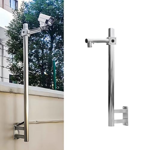 PA-DABAOO Halterung Für Überwachungskameras, Universelle Außenstange Für Überwachungskameras, Wandhalterung Für Dome-/Bullet-Kamerahalterung, Mit Installationszubehör,C 0.5m/1.64ft von PA-DABAOO