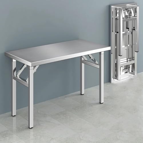 PA-DABAOO Klappbarer Edelstahl-Vorbereitungstisch, Metall-Lebensmittelzubereitungsbank, Multifunktionaler Kücheninsel-Arbeitstisch, Gewerbliche Arbeitsstation Für Den Außenbereich,120cm PA-DABAOO Klappbarer Edelstahl-Vorbereitungstisch, Metall-Lebensmittelzubereitungsbank, Multifunktionaler Kücheninsel-Arbeitstisch, Gewerbliche Arbeitsstation Für Den Außenbereich,120cm von PA-DABAOO