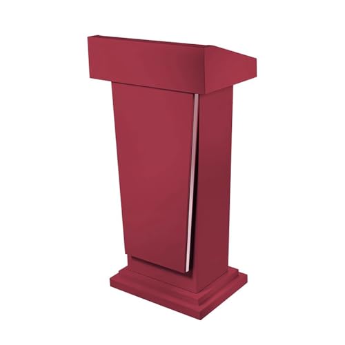 PA-DABAOO Konferenzpodium Aus Metall, Stehende Kirchenkanzel Mit Dreistufigem Stauraum, Mehrzweckkanzel Für Moderne Klassenzimmer, Konzerte, Hochzeiten, Konferenzveranstaltungen,Rot PA-DABAOO Konferenzpodium Aus Metall, Stehende Kirchenkanzel Mit Dreistufigem Stauraum, Mehrzweckkanzel Für Moderne Klassenzimmer, Konzerte, Hochzeiten, Konferenzveranstaltungen,Rot von PA-DABAOO