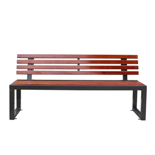 PA-DABAOO Parkstuhl Für Den Außenbereich, Gartenbank Aus Holz Mit Picknicktisch, Verandastuhl Aus Metall, Lattenrostsitz Für 2 Personen Mit Rückenlehne, Ruhebank Für Den Außenbereich,1.5m PA-DABAOO Parkstuhl Für Den Außenbereich, Gartenbank Aus Holz Mit Picknicktisch, Verandastuhl Aus Metall, Lattenrostsitz Für 2 Personen Mit Rückenlehne, Ruhebank Für Den Außenbereich,1.5m von PA-DABAOO