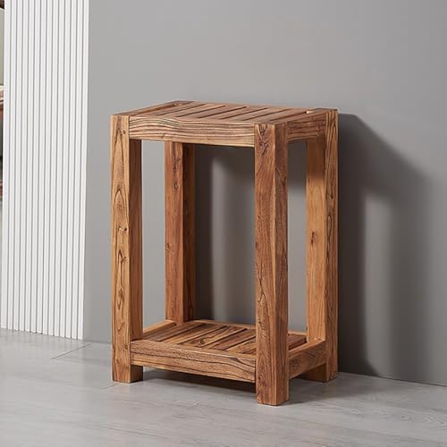 PA-DABAOO Rustikaler Fischtankständer, Aquariumständer Aus Massivholz, Robuster Tisch Für Reptilientanks, Schildkrötenterrarien, Doppellagiges Regal,50 * 40 * 70cm PA-DABAOO Rustikaler Fischtankständer, Aquariumständer Aus Massivholz, Robuster Tisch Für Reptilientanks, Schildkrötenterrarien, Doppellagiges Regal,50 * 40 * 70cm von PA-DABAOO