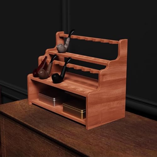 PA-DABAOO Tobakrohr-Standhalter, Holztabakrohrhalterhalter Für Mehrere Tabakrohre, Doppelschicht-Rauchrohr-Ständer Rack, Tabakrohre Zum Rauchen,A 16 grids with storage PA-DABAOO Tobakrohr-Standhalter, Holztabakrohrhalterhalter Für Mehrere Tabakrohre, Doppelschicht-Rauchrohr-Ständer Rack, Tabakrohre Zum Rauchen,A 16 grids with storage von PA-DABAOO