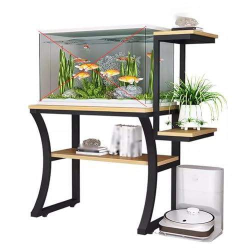 PA-DABAOO Unregelmäßiger Aquariumständer, Mehrschichtiger Aquarienständer, Robuster Terrarienständer Aus Metall, Freistehende Pflanzenständer, Stand-Utility,60 * 45 * 65cm PA-DABAOO Unregelmäßiger Aquariumständer, Mehrschichtiger Aquarienständer, Robuster Terrarienständer Aus Metall, Freistehende Pflanzenständer, Stand-Utility,60 * 45 * 65cm von PA-DABAOO