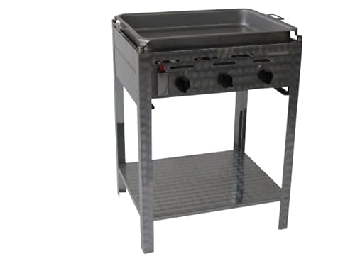 Gasgrill/Gastrobräter 3-flammig mit Pfanne von PA Gastrobräter