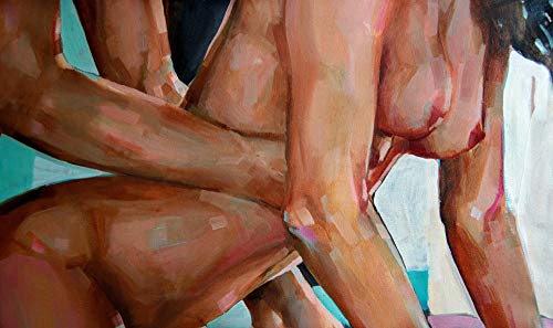 PAAANING Malen nach Zahlen DIY Erotik Kunst Nackt Malen nach Zahlen für Erwachsene und DIY Ölgemälde Geschenk-Kits vorgedruckt von PAAANING
