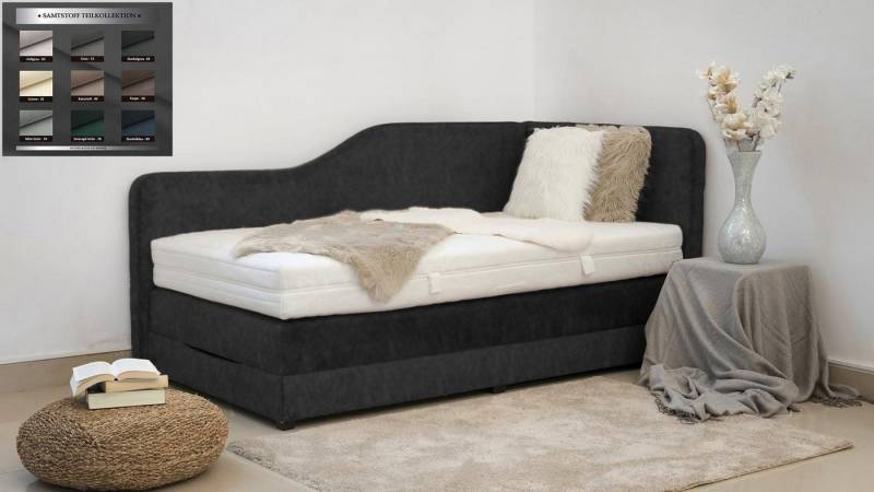 PAARA Boxspringbett Box Alexandria K Bettkasten Kopfteil verstellbar, inkl. Matratze und Topper, mit einzigartigem Belüftungssystem von PAARA