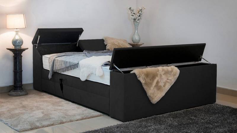 PAARA Boxspringbett Dubai elektrisch verstellbar mit Motor Stauraum, inkl. Matratze und Topper, mit einzigartigem Belüftungssystem PAARA Boxspringbett Dubai elektrisch verstellbar mit Motor Stauraum, inkl. Matratze und Topper, mit einzigartigem Belüftungssystem von PAARA
