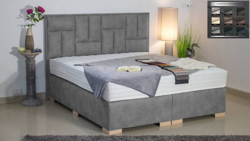 PAARA Boxspringbett Nevada ohne Bettkasten mit alles mit Holz, mit einzigartigem Belüftungssystem von PAARA