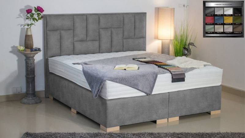 PAARA Boxspringbett Nevada ohne Bettkasten mit alles mit Holz, mit einzigartigem Belüftungssystem von PAARA