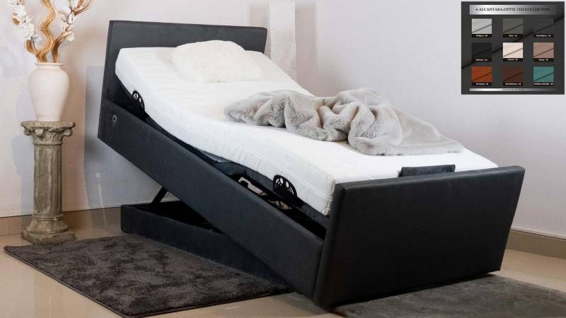 PAARA Funktionsbett Pflegebett Stand Up Höhenverstellbar mit Motor elektrisch, gepolsteres Pflegebett mit USB + USBC Hub PAARA Funktionsbett Pflegebett Stand Up Höhenverstellbar mit Motor elektrisch, gepolsteres Pflegebett mit USB + USBC Hub von PAARA