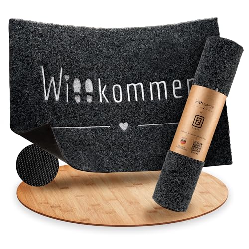 PAARF Fußmatte 40x60 I Fußmatte Willkommen I Waschbare fussmatte I fußmatte innen I Fußabtreter innen von PAARF