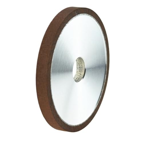 1 Stück 100 mm Diamant-Schleifscheibe – flach geformter Fräserschleifer mit 20 mm Loch for die Metallbearbeitung(150Grit) von PAAWBW