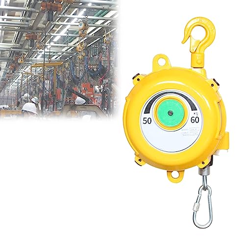1 Stück einziehbarer Federzug, 1,5 m Drahtseil und Haken – robuste Werkzeugaufhängung for Werkstatt/Fließband/Automobilindustrie(50-60kg) von PAAWBW