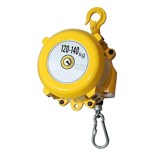 1 Stück einziehbarer Federzug-Werkzeughalter mit Haken und Drahtseil 1,5 m – for Fließband/Werkstatt/Automobilausrüstung(120-140kg) von PAAWBW