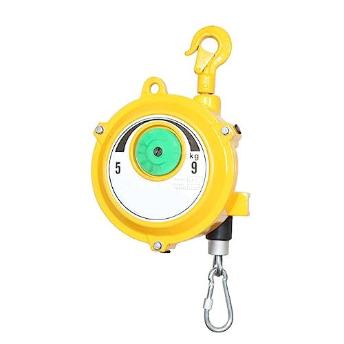 1 Stück einziehbarer Federzug-Werkzeughalter mit Haken und Drahtseil 1,5 m – for Fließband/Werkstatt/Automobilausrüstung(5-9kg) von PAAWBW