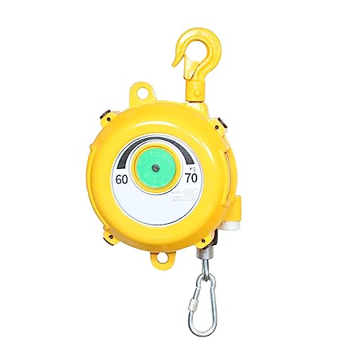 1 Stück einziehbarer Federzug-Werkzeughalter mit Haken und Drahtseil 1,5 m – for Fließband/Werkstatt/Automobilausrüstung(60-70kg) von PAAWBW