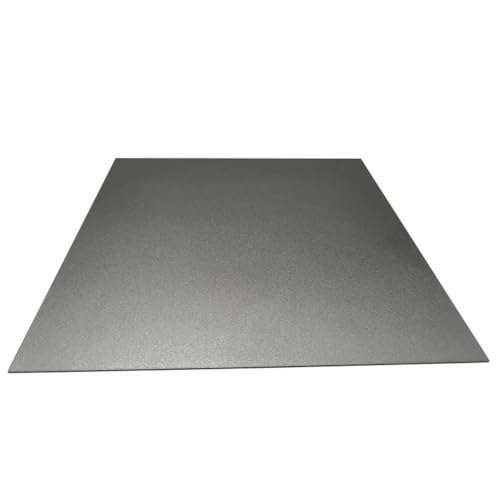 3 Stück dunkelgraue eloxierte Aluminiumlegierungsplatten – 5052 Aluminiumrohlinge for Heimwerker-, Gravur- und Dekorationsanwendungen(200x200x0.5mm) von PAAWBW