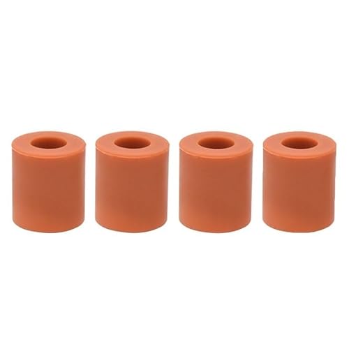 4 STÜCKE Hochtemperaturbeständiger Silikonpuffer for 3D-Drucker - 16/18 MM Nivelliersäulen(Orange) von PAAWBW
