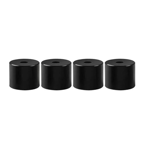 4 schwarze Silikon-Nivelliersäulen for 3D-Drucker – M3/M4-Heißbett-Abstandshalter, Plattform-Nivellierer zur Vibrationsreduzierung(M3*12mm) von PAAWBW