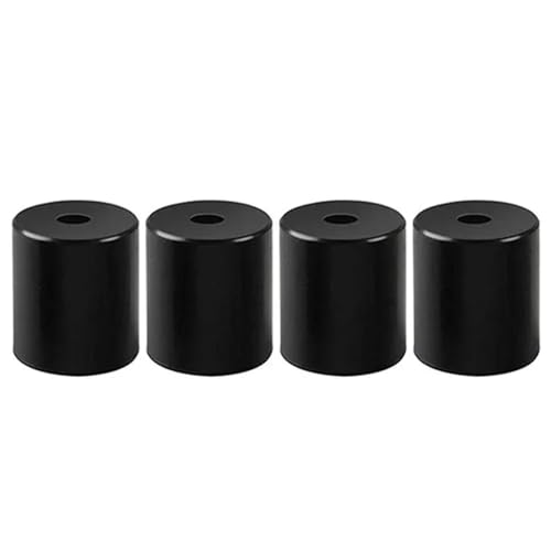 4 schwarze Silikon-Nivelliersäulen for 3D-Drucker – M3/M4-Heißbett-Abstandshalter, Plattform-Nivellierer zur Vibrationsreduzierung(M3*18mm) von PAAWBW