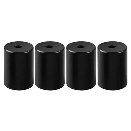 4 schwarze Silikon-Nivelliersäulen for 3D-Drucker – M3/M4-Heißbett-Abstandshalter, Plattform-Nivellierer zur Vibrationsreduzierung(M4*26mm) von PAAWBW