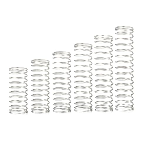 5 Stück Druckfedern aus Edelstahl – anpassbarer Drahtdurchmesser 1,2 mm, Außendurchmesser 8 mm – 20 mm, Länge 10 mm – 200 mm(18mmx80mm) von PAAWBW