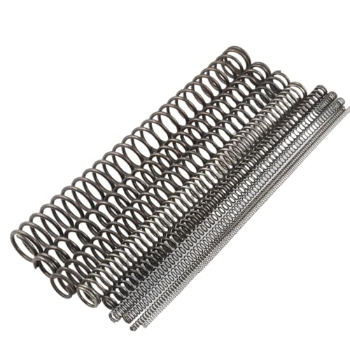 Anpassbare Druckfeder – 300 mm Länge, Drahtdurchmesser 0,3 mm – 2 mm, Außendurchmesser 2 – 35 mm, offenes Ende(0.7 x 9 x 300 mm) von PAAWBW