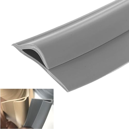 Robuste, Selbstklebende Übergangsleiste aus PVC for den Boden – Glatte Kanten von Teppich zu Fliesen for eine sichere Navigation zu Hause(Beige,Length 4m(13.1ft)) von PAAWBW