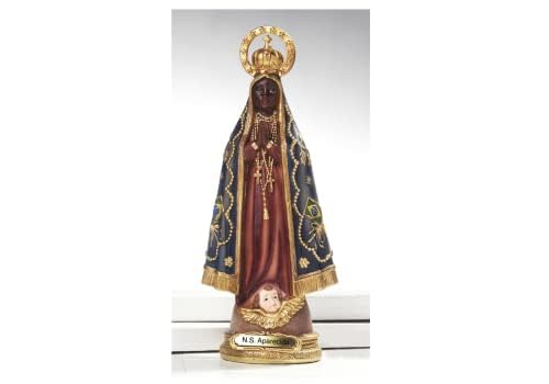 PABEN Statue Unserer Lieben Frau Aparecida 31,5 cm aus Kunstharz Religiöse Gegenstände von PABEN