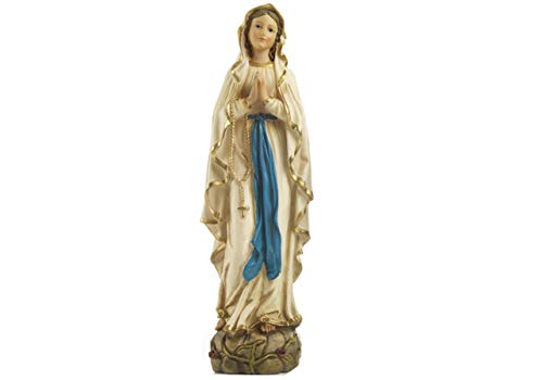 Statue Madonna von Lourdes 12 cm aus Kunstharz von PABEN