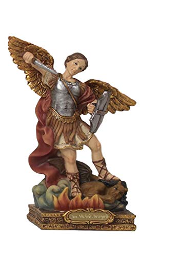 Statue San Michele Arcangelo 14 cm aus Kunstharz von Paben von PABEN