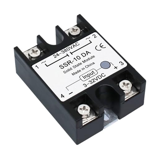 1 Stück SSR Halbleiterrelais 10A 25A 40A 50A 60A 80A 100A DC zu AC AC DC zu AC DC zu DC berührungsloses einphasiges Relais (DC-AC, 1 Stück SSR 80A) von PABVRPYT